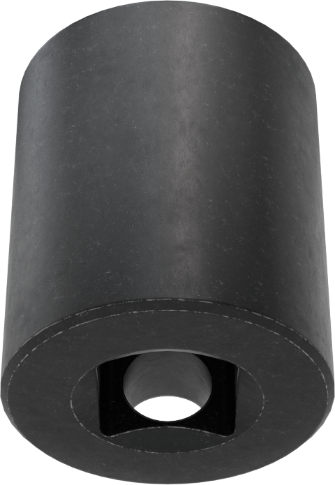 6 Uçlu Darbeli Soket, Standart, 3/8" Kare Tahrik, 5/8" Boyut, 1-1/8" Uzunluk