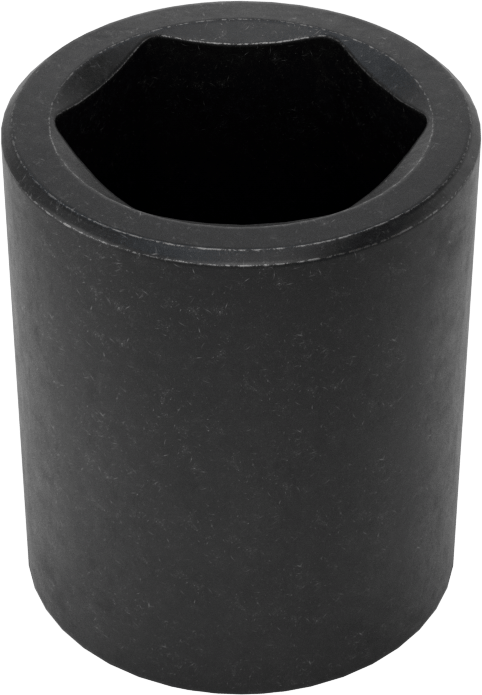 6 Uçlu Darbeli Soket, Standart, 3/8" Kare Tahrik, 5/8" Boyut, 1-1/8" Uzunluk
