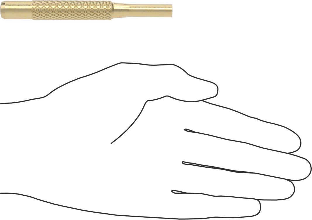 Starrett İz Bırakmayan Pim Çıkarma Zımbası, 5/16" ve 8 mm Çaplı Pimler için, Model Numarası B565H