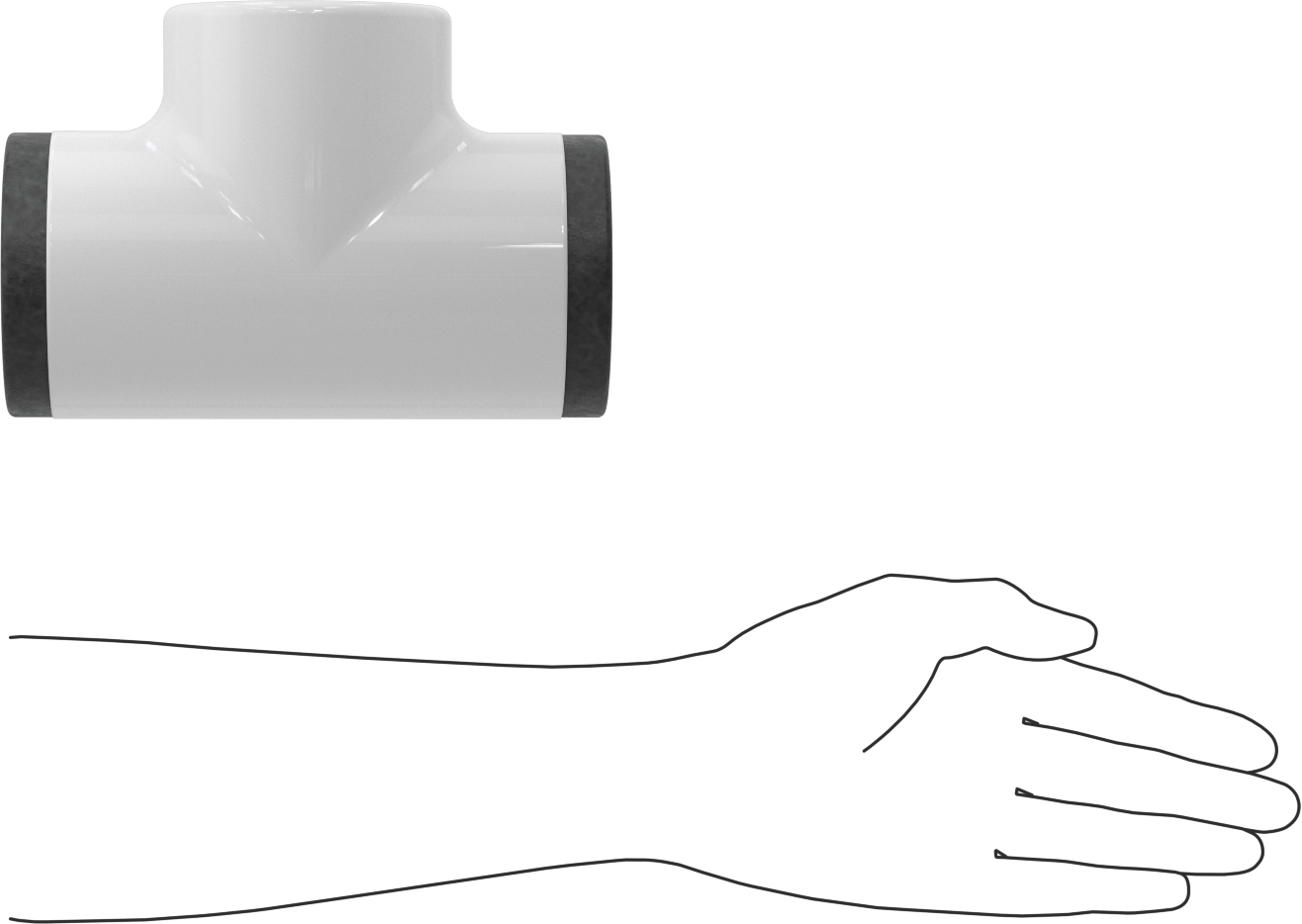Buhara Dayanıklı Yüksek Sıcaklık Fiberglas Yalıtım, PVC Kılıflı, T, 1" Kalın Duvar, 1-3/4" ID