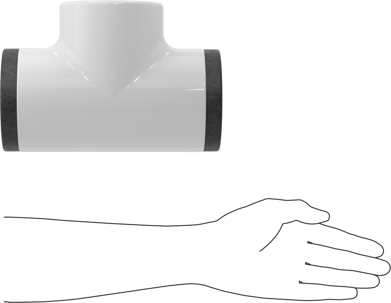 Buhara Dayanıklı Yüksek Sıcaklık Fiberglas Yalıtım, PVC Kılıflı, T, 1" Kalın Duvar, 2-3/8" ID