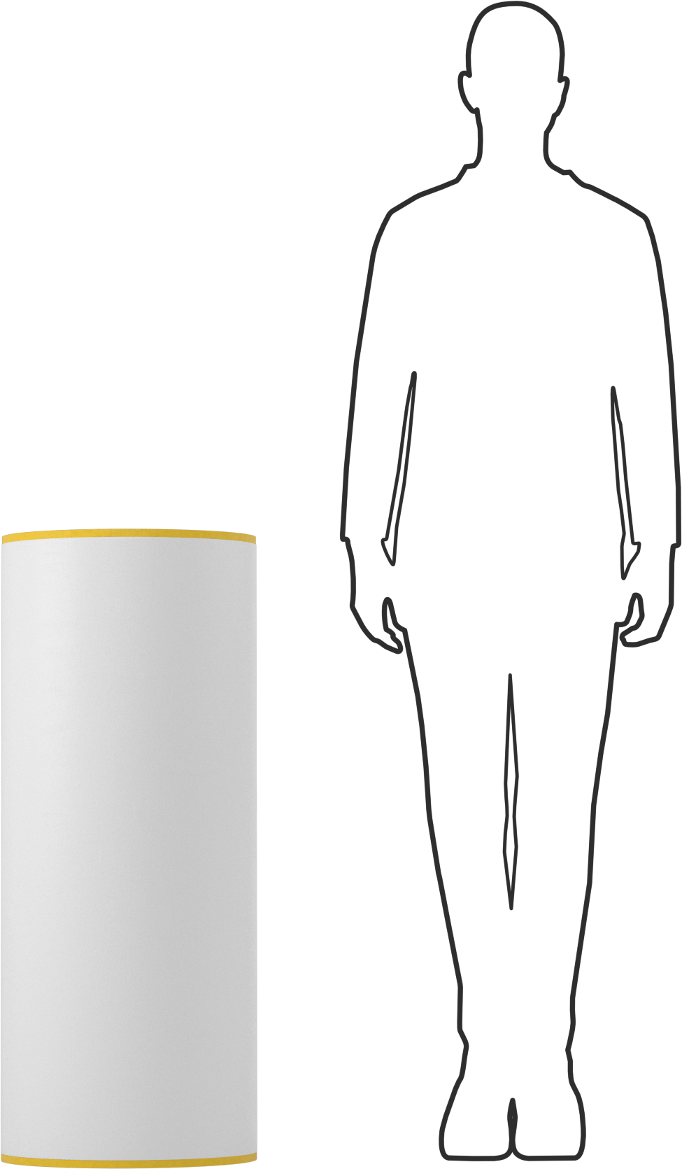 Buhara Dayanıklı Yüksek Sıcaklık Fiberglas Yalıtım, Tüp, 1" Kalın Duvar, 12-3/4" ID, 3 Fit Uzunluk
