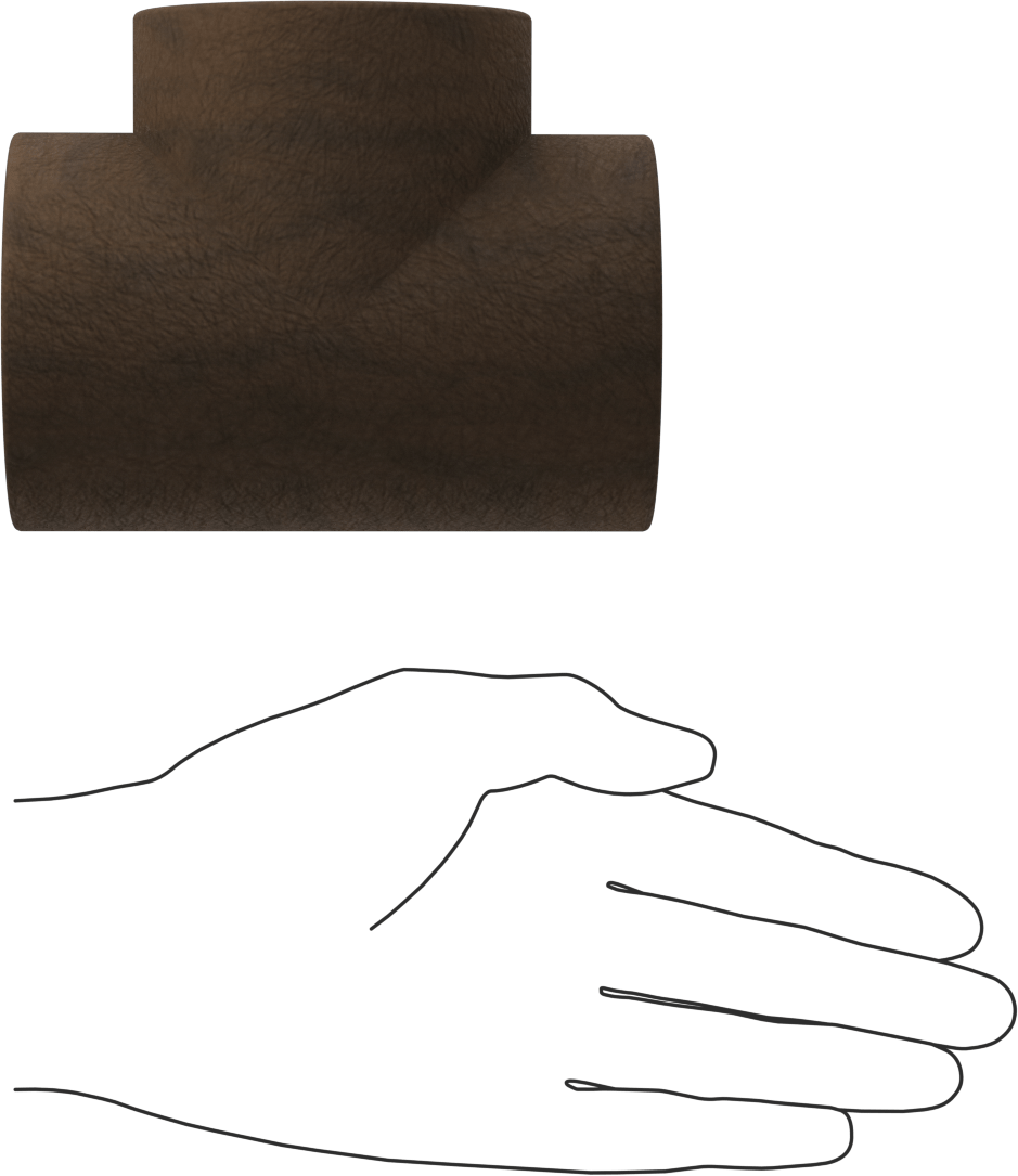 Buhara Dayanıklı Yüksek Sıcaklık Fiberglas Yalıtım, T, 1" Kalın Duvar, 1-1/8" ID