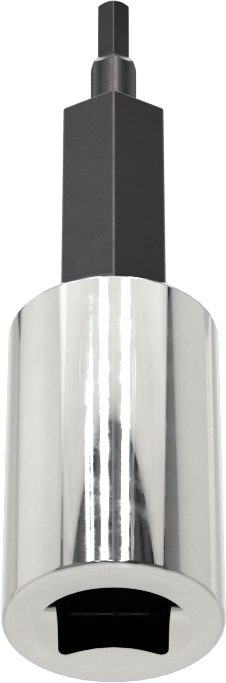 Altıgen Uçlu Soket, 1/4" Kare Tahrik Boyutu, 2 mm Tahrik Boyutu