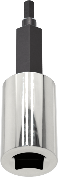 Altıgen Uçlu Soket, 1/4" Kare Tahrik Boyutu, 2,5 mm Tahrik Boyutu