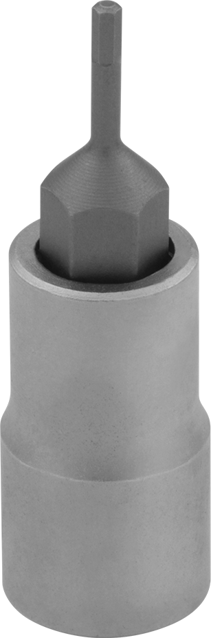 Altıgen Uçlu Soket, 1/4" Kare Tahrik, 1,5 mm Tahrik Boyutu
