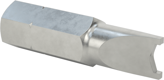 Delikli Anahtar Ucu, 5/16" Altıgen Şaft, 14 ve 1/4" Vida Boyutu için