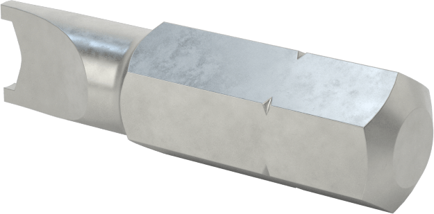 Delikli Anahtar Ucu, 5/16" Altıgen Şaft, 14 ve 1/4" Vida Boyutu için