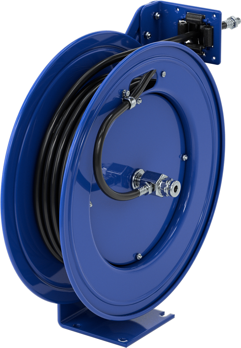Otomatik Sarımlı Hortum Makarası, 50 fit hortum ile, 1/4" ID, 5800 Maksimum PSI, Orta Hizmet