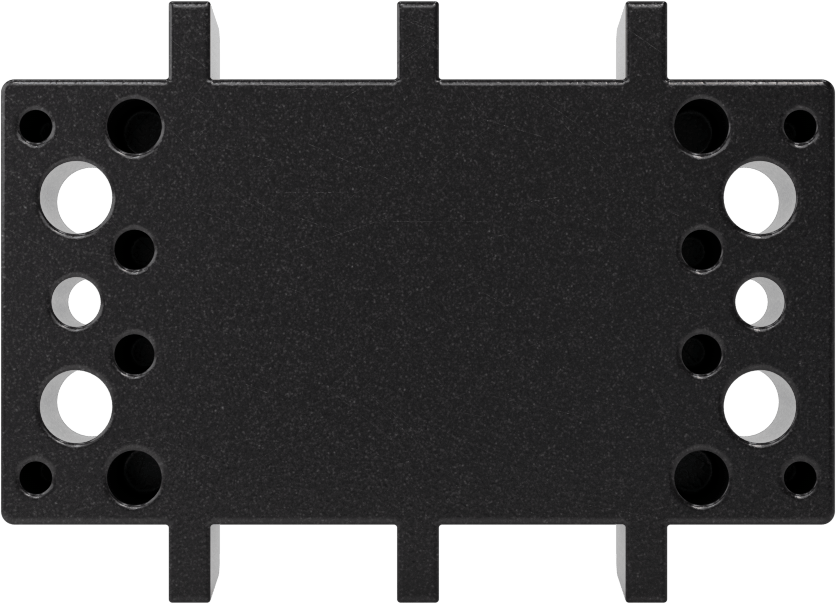 600V AC/600V DC Terminal Bloğu, İki adet 75A Devre, 11/16" Merkezden Merkeze
