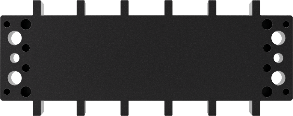 600V AC/600V DC Terminal Bloğu, Beş adet 75A devre, 11/16" Merkezden Merkeze