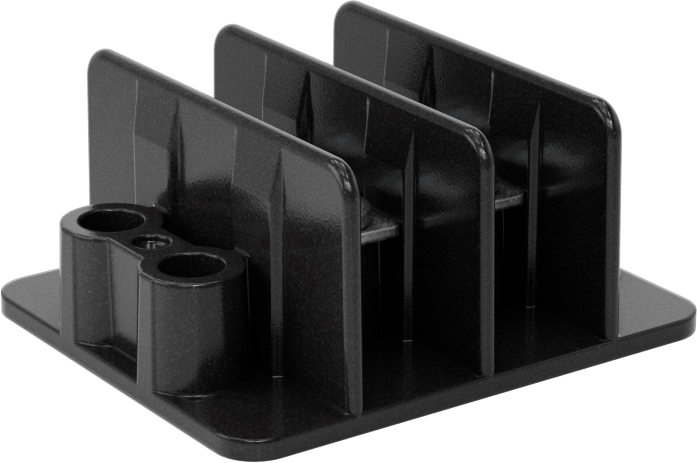 600V AC/600V DC Terminal Bloğu, İki adet 20 A devre, 7/16" Merkezden Merkeze