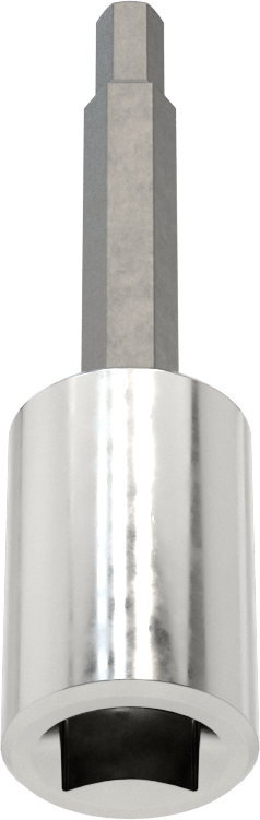 Altıgen Uçlu Soket, 3/8" Kare Tahrik Boyutu, 3/16" Tahrik Boyutu
