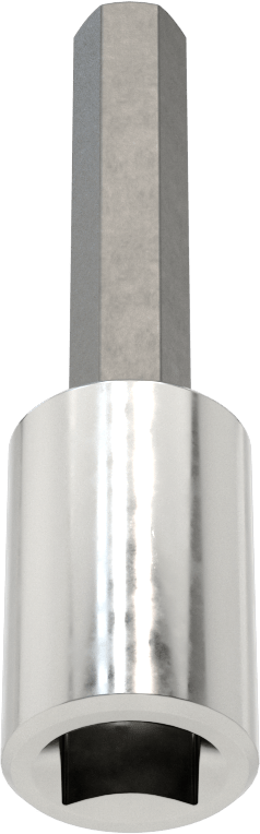 Altıgen Uçlu Soket, 3/8" Kare Tahrik Boyutu, 5/16" Tahrik Boyutu
