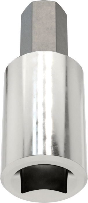 Kısa Altıgen Uçlu Soket, 3/8" Kare Tahrik, 3/8" Tahrik Boyutu