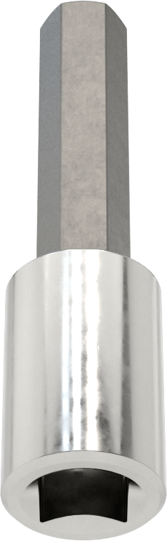 Altıgen Uçlu Soket, 3/8" Kare Tahrik, 3/8" Tahrik Boyutu