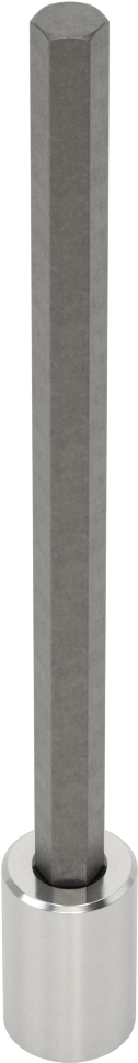 Altıgen Uçlu Soket, Uzatılmış Menzil, 3/8" Kare Tahrik, 5/16" Boyut, 6-1/8" Uzunluk