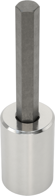 Altıgen Uçlu Soket, 3/8" Kare Tahrik, 1/4" Tahrik Boyutu