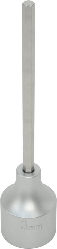 Altıgen Uçlu Soket, 1/2" Kare Tahrik, 4 mm Tahrik Boyutu