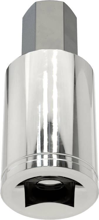 Altıgen Uçlu Soket, Stubby, 1/2" Kare Tahrik, 14 mm tahrik boyutu