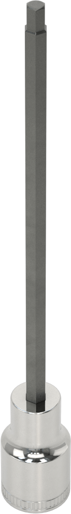 Altıgen Uçlu Soket, Uzatılmış Menzil, 1/2" Kare Tahrik, 5 mm Boyut, 7-1/8" Uzunluk