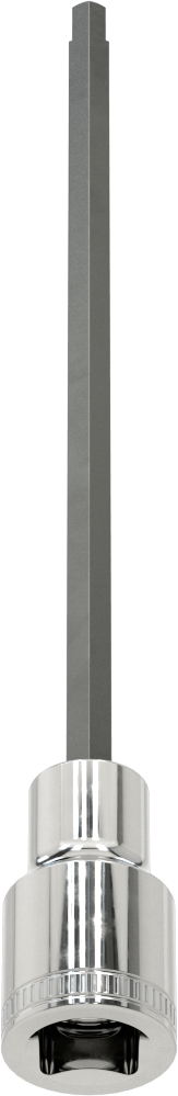 Altıgen Uçlu Soket, Uzatılmış Menzil, 1/2" Kare Tahrik, 5 mm Boyut, 7-1/8" Uzunluk
