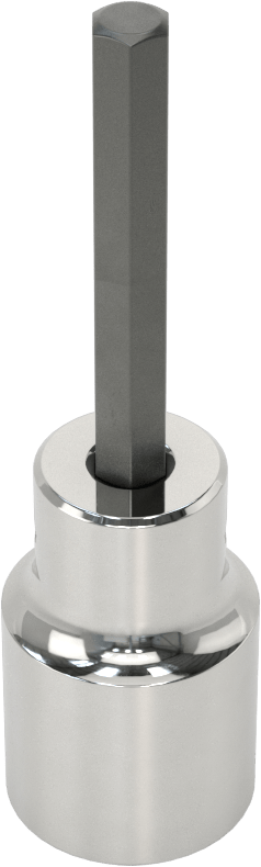 Altıgen Uçlu Soket, 1/2" Kare Tahrik, 6 mm Tahrik Boyutu