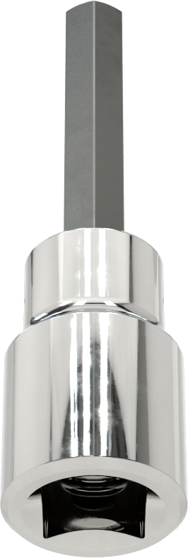 Altıgen Uçlu Soket, 1/2" Kare Tahrik, 8 mm Tahrik Boyutu