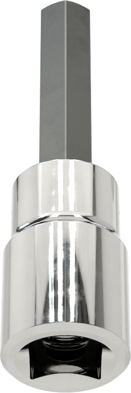Altıgen Uçlu Soket, 1/2" Kare Tahrik, 10 mm Tahrik Boyutu