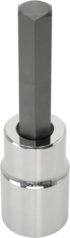 Altıgen Uçlu Soket, 1/2" Kare Tahrik, 10 mm Tahrik Boyutu