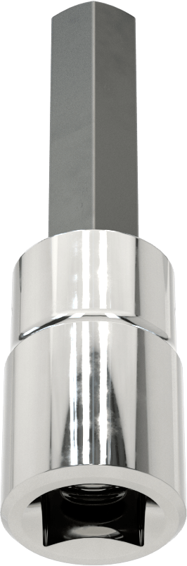Altıgen Uçlu Soket, 1/2" Kare Tahrik, 12 mm Tahrik Boyutu