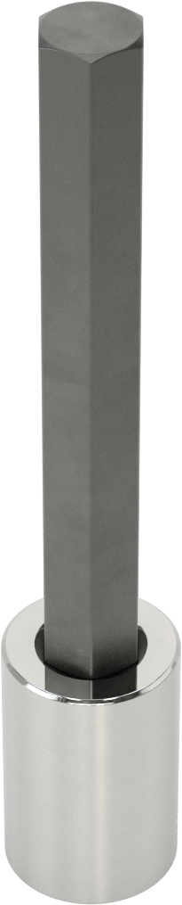 Altıgen Uçlu Soket, Uzatılmış Menzil, 1/2" Kare Tahrik, 17 mm Boyut, 7-1/8" Uzunluk