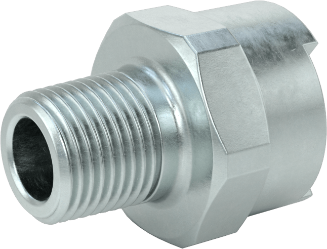 Hava için Çinko Kaplı Çelik Grip-Lock Hortum Bağlantıları, Soket, 1/2 NPTF Erkek