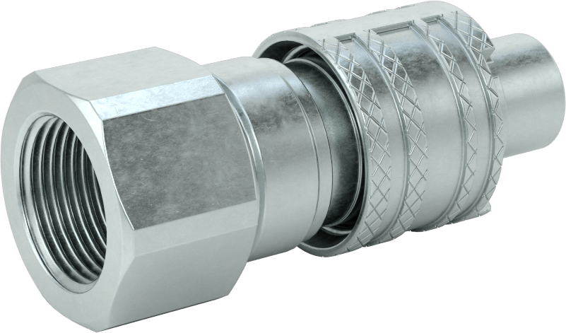 Hava için Çinko Kaplı Çelik Grip-Lock Hortum Bağlantıları, Plug, 3/4 NPTF Dişi