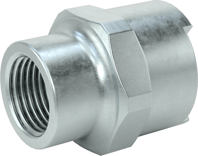 Hava için Çinko Kaplı Çelik Grip-Lock Hortum Bağlantıları, Soket, 1/2 NPTF Dişi