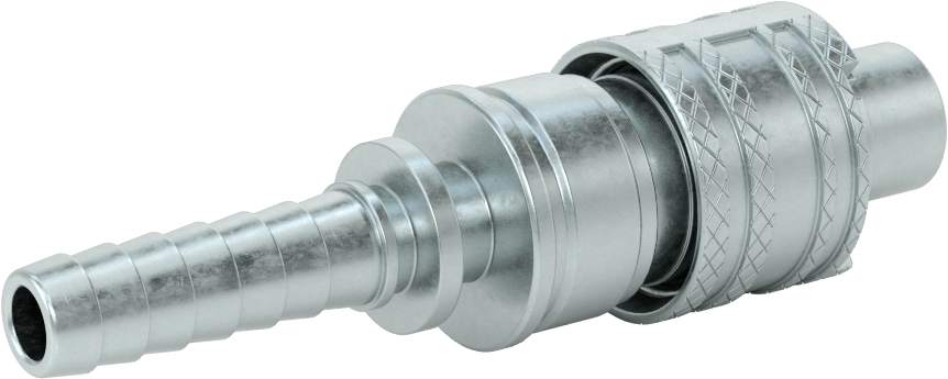 Hava için Çinko Kaplı Çelik Grip-Lock Hortum Bağlantıları, Plug, 1/2" Hortum İç Çapı için