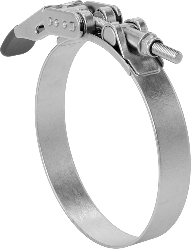 Sert Hortum ve Tüp için Hızlı Açma Cıvata Kelepçesi, 5-1/2“ ila 5-13/16” ve 140 mm ila 148 mm Kelepçe İç Çap Aralığı