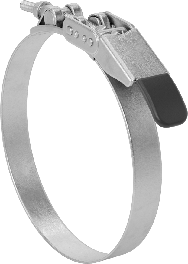 Sert Hortum ve Tüp için Hızlı Açma Cıvata Kelepçesi, 6-7/8“ ila 7-3/8” ve 175 mm ila 187 mm Kelepçe İç Çap Aralığı