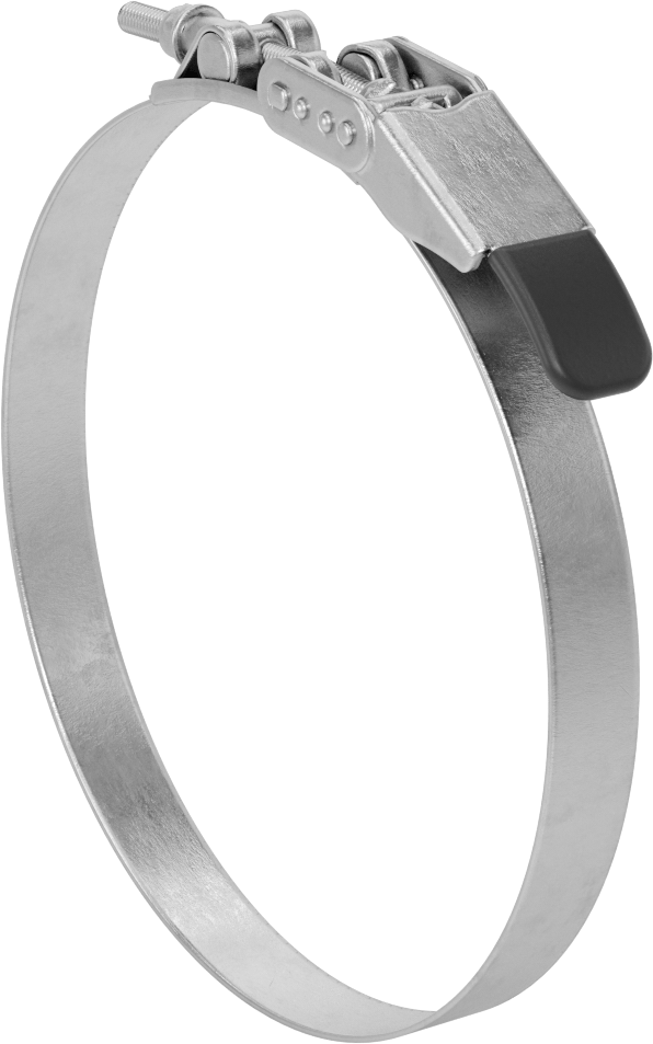 Sert Hortum ve Tüp için Hızlı Açma Cıvata Kelepçesi, 8-15/16“ ila 9-3/8” ve 227 mm ila 239 mm Kelepçe İç Çap Aralığı
