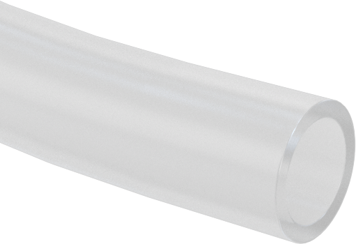 Aşınmaya Dayanıklı ETFE Plastik Yarı Şeffaf Boru, Kimyasallar için, 3/16" ID, 1/4" OD