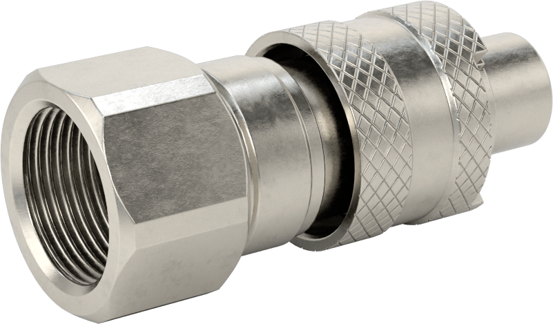 Hava için 303 Paslanmaz Çelik Grip-Lock Hortum Bağlantısı, Plug, 3/4 NPTF Dişi