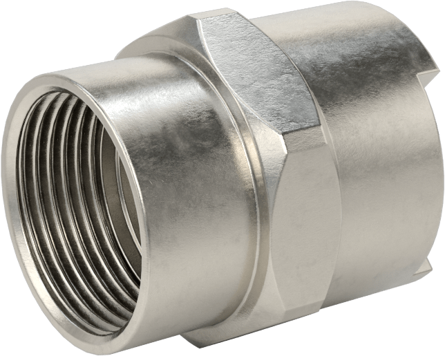 Hava için 303 Paslanmaz Çelik Grip-Lock Hortum Bağlantısı, Soket, 3/4 NPTF Dişi