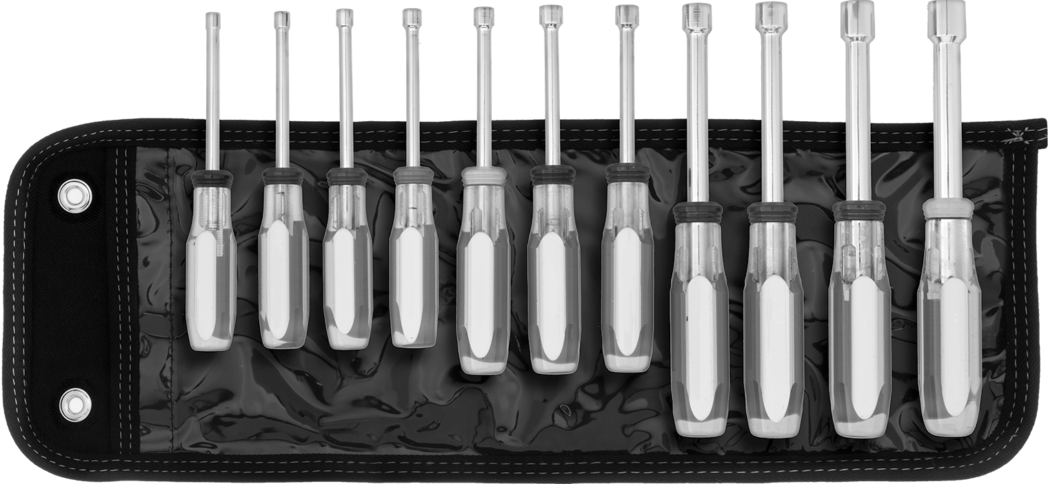 10 Parça Somun Sürücü Seti, 1-9/16“ ila 3-1/8” Boşluk