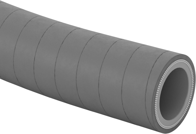 Yüksek Sıcaklık Soğutma Suyu Hortumu, Çelik Tel Takviye ile, 3/4" ID, 1-1/8" OD