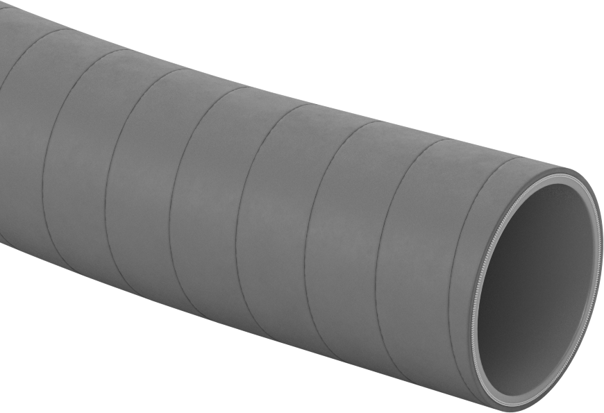 Yüksek Sıcaklık Soğutma Suyu Hortumu, Çelik Tel Takviye ile, 2-1/2" ID, 2-7/8" OD