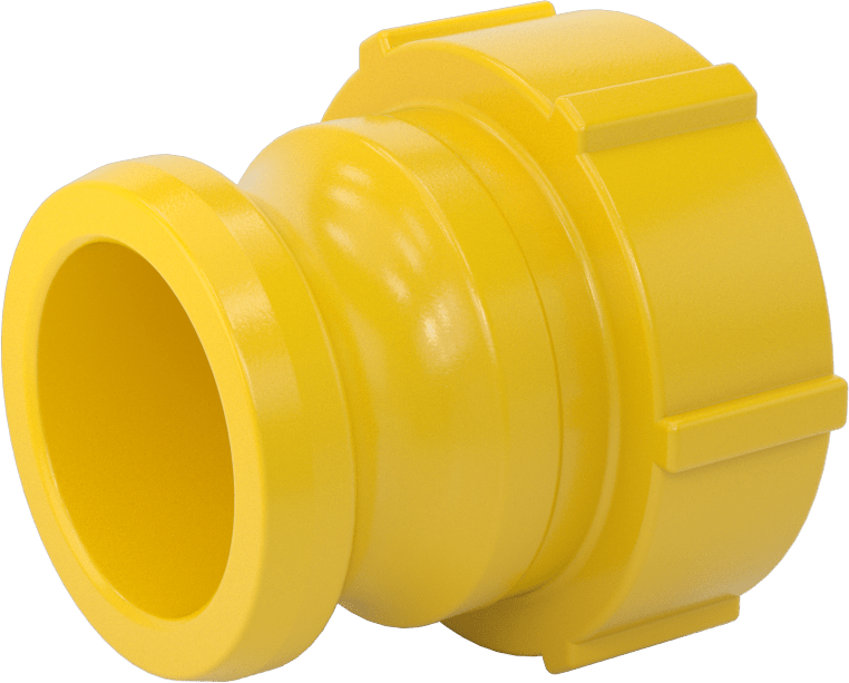 Naylon Kam ve Yivli Hortum Bağlantısı, 2 Numaralı, Plug, 2 NPT Dişi Uç