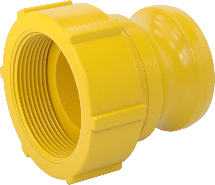 Naylon Kam ve Yivli Hortum Bağlantısı, 2 Numaralı, Plug, 2 NPT Dişi Uç