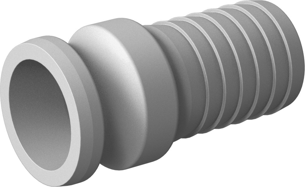 Naylon Kam ve Yivli Hortum Bağlantısı, 2 Numaralı, Plug, 2 inç Hortum İç Çapı