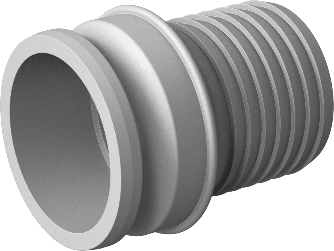 Naylon Kam ve Yivli Hortum Bağlantısı, 4 Boyut, Plug, 4" Hortum İç Çapı