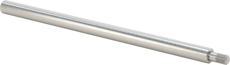 Dişli Doğrusal Hareket Mili, Dişli x Düz Uçlar, 52100 Çelik, 8 mm Çap, 150 mm Uzunluk